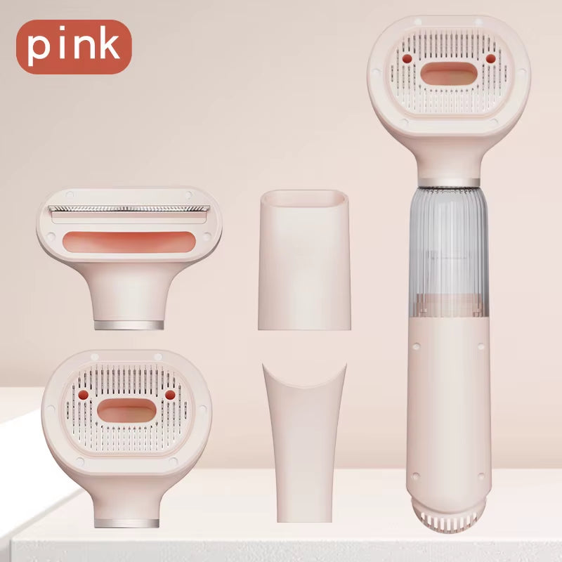 Mini Dog Vacuum Cleaner Kit Pet Power Dryer Multifunctional Pet Blowing Comb with Cool Air Drying Function Pet Supplies