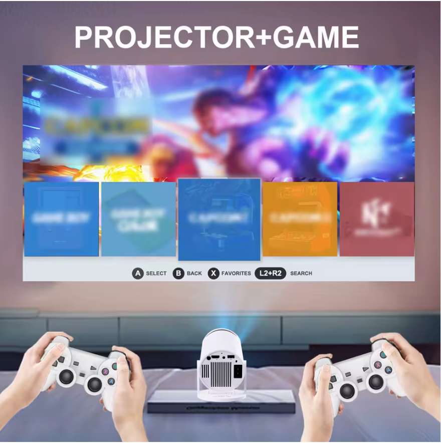 Portable Gaming Projector with 10,000 Games.