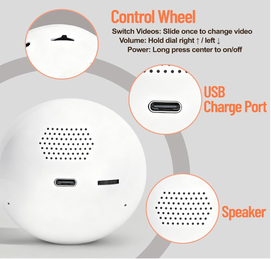 Memory Sphere Ball – Wi-Fi Upload - Photos & Videos