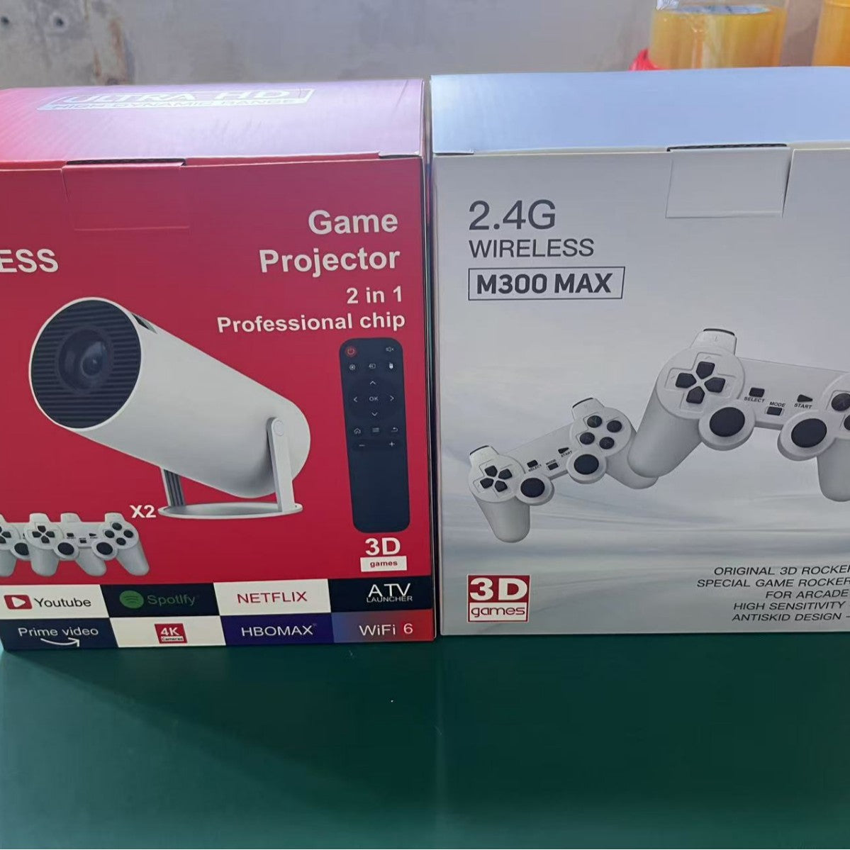 Portable Gaming Projector with 10,000 Games.