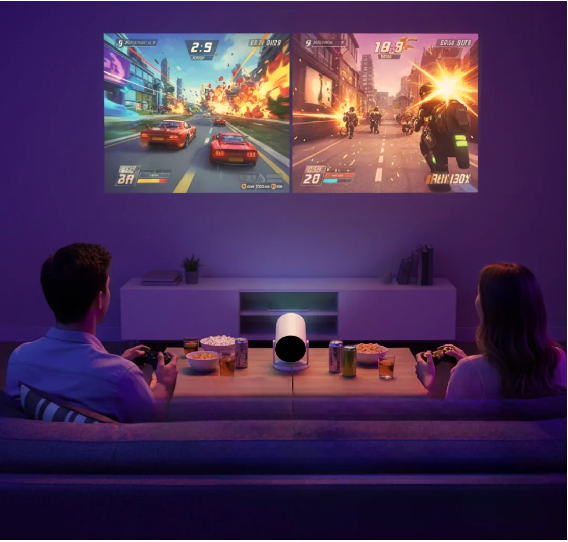 Portable Gaming Projector with 10,000 Games.