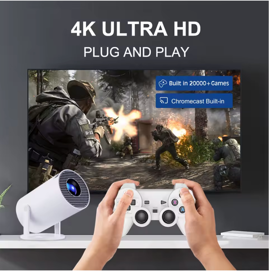 Portable Gaming Projector with 10,000 Games.