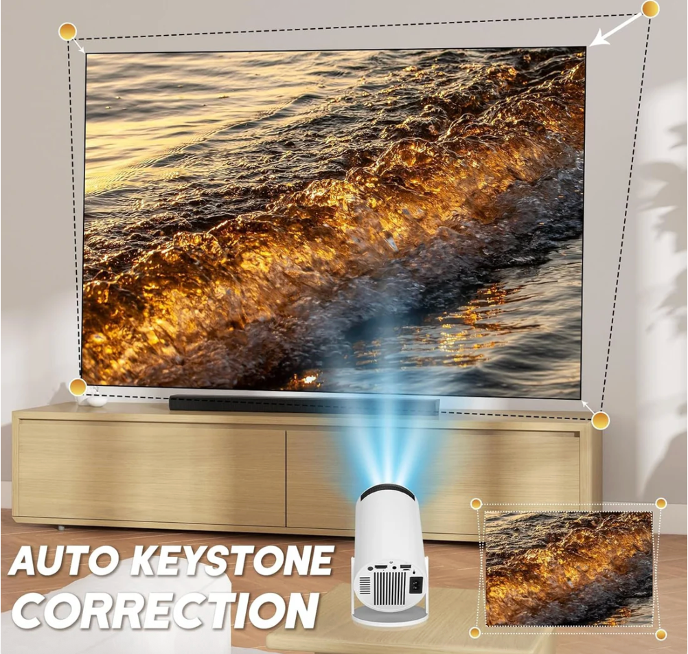 Portable Gaming Projector with 10,000 Games.