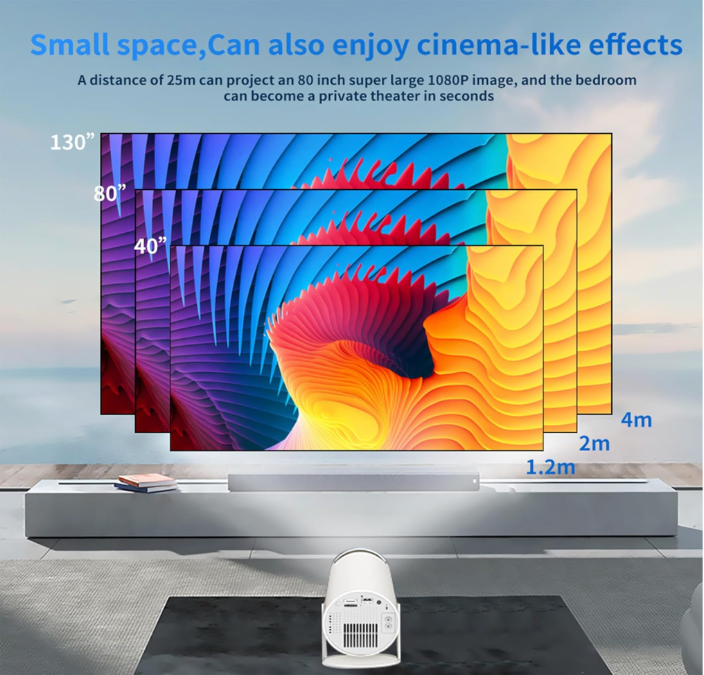 Portable Gaming Projector with 10,000 Games.