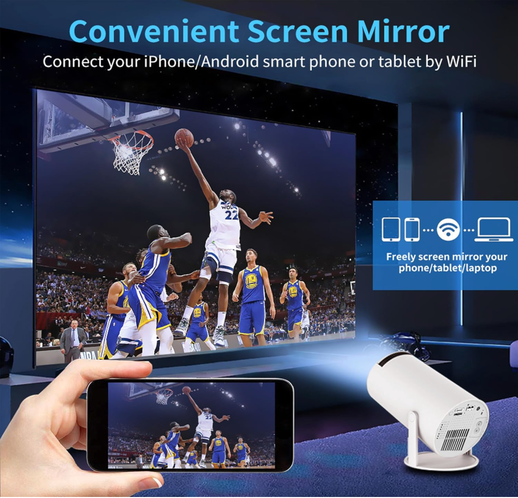 Portable Gaming Projector with 10,000 Games.
