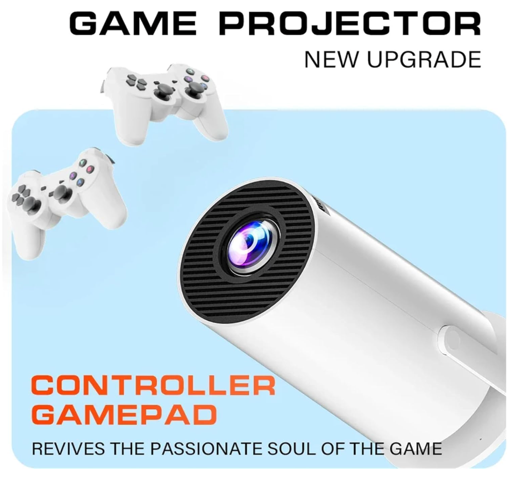 Portable Gaming Projector with 10,000 Games.