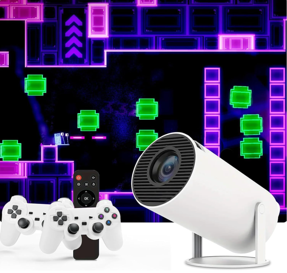 Portable Gaming Projector with 10,000 Games.