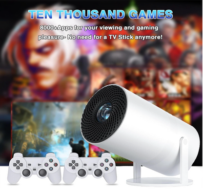 Portable Gaming Projector with 10,000 Games.