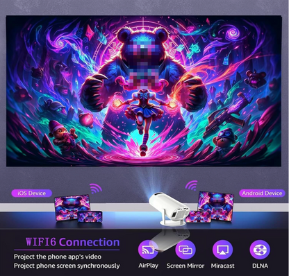 Portable Gaming Projector with 10,000 Games.