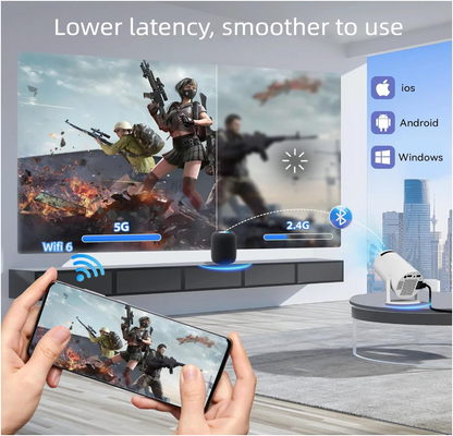 Portable Gaming Projector with 10,000 Games.