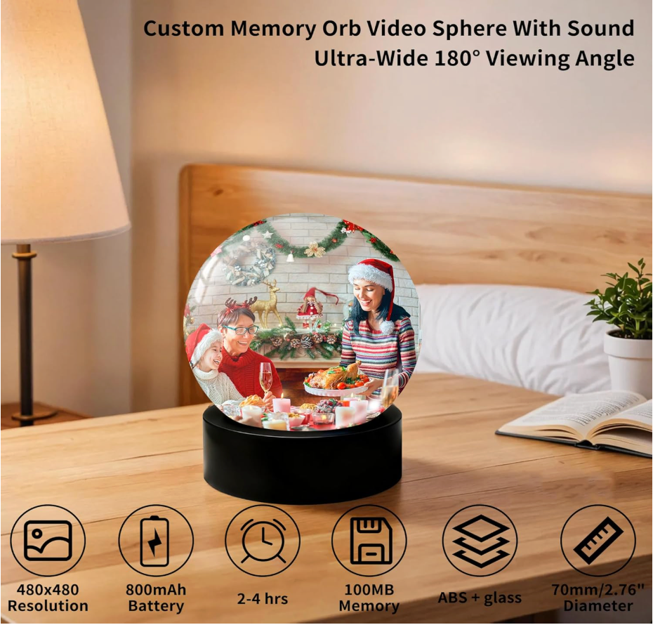 Memory Sphere Ball – Wi-Fi Upload - Photos & Videos