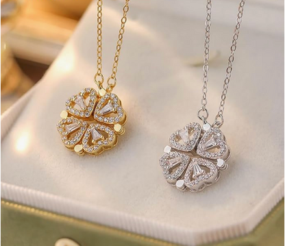 2-in-1 Heart Necklace for Women.
