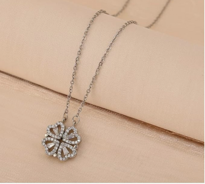 2-in-1 Heart Necklace for Women.
