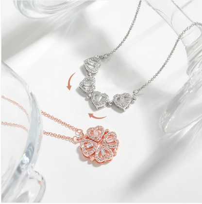 2-in-1 Heart Necklace for Women.