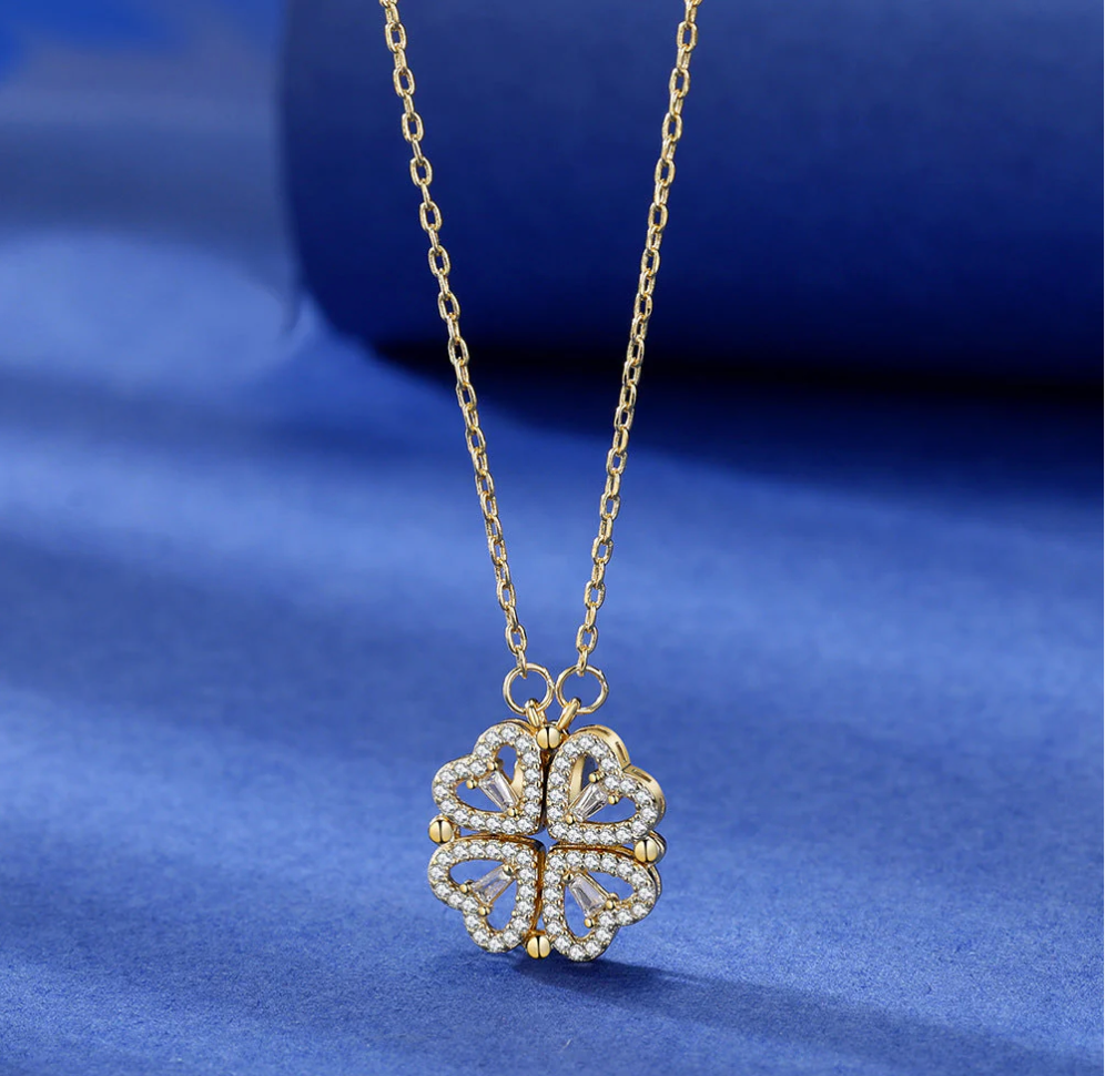 2-in-1 Heart Necklace for Women.