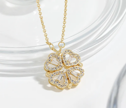 2-in-1 Heart Necklace for Women.