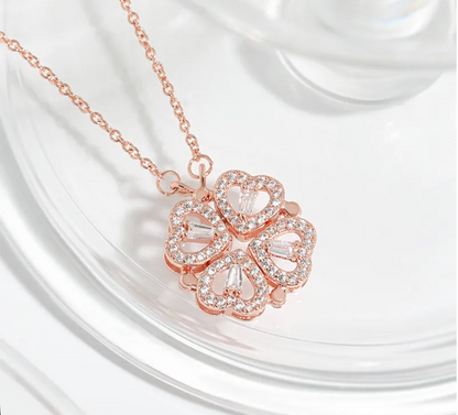 2-in-1 Heart Necklace for Women.