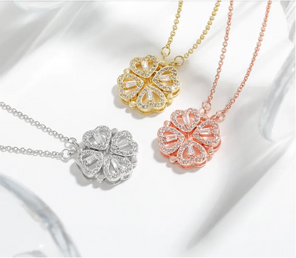 2-in-1 Heart Necklace for Women.