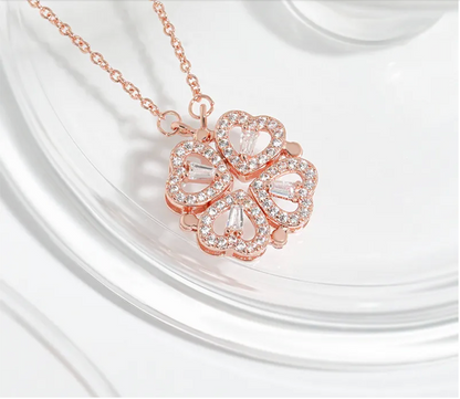 2-in-1 Heart Necklace for Women.